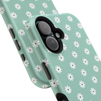 Daisy Mint Magnetic iPhone Case