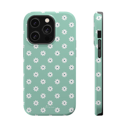 Daisy Mint Magnetic iPhone Case