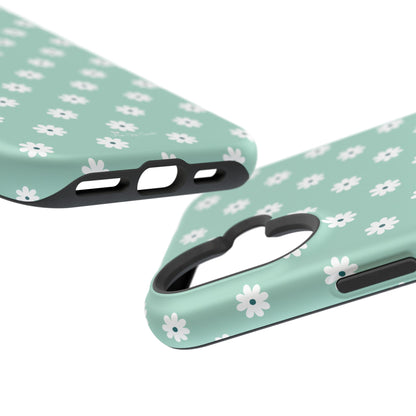 Daisy Mint Magnetic iPhone Case