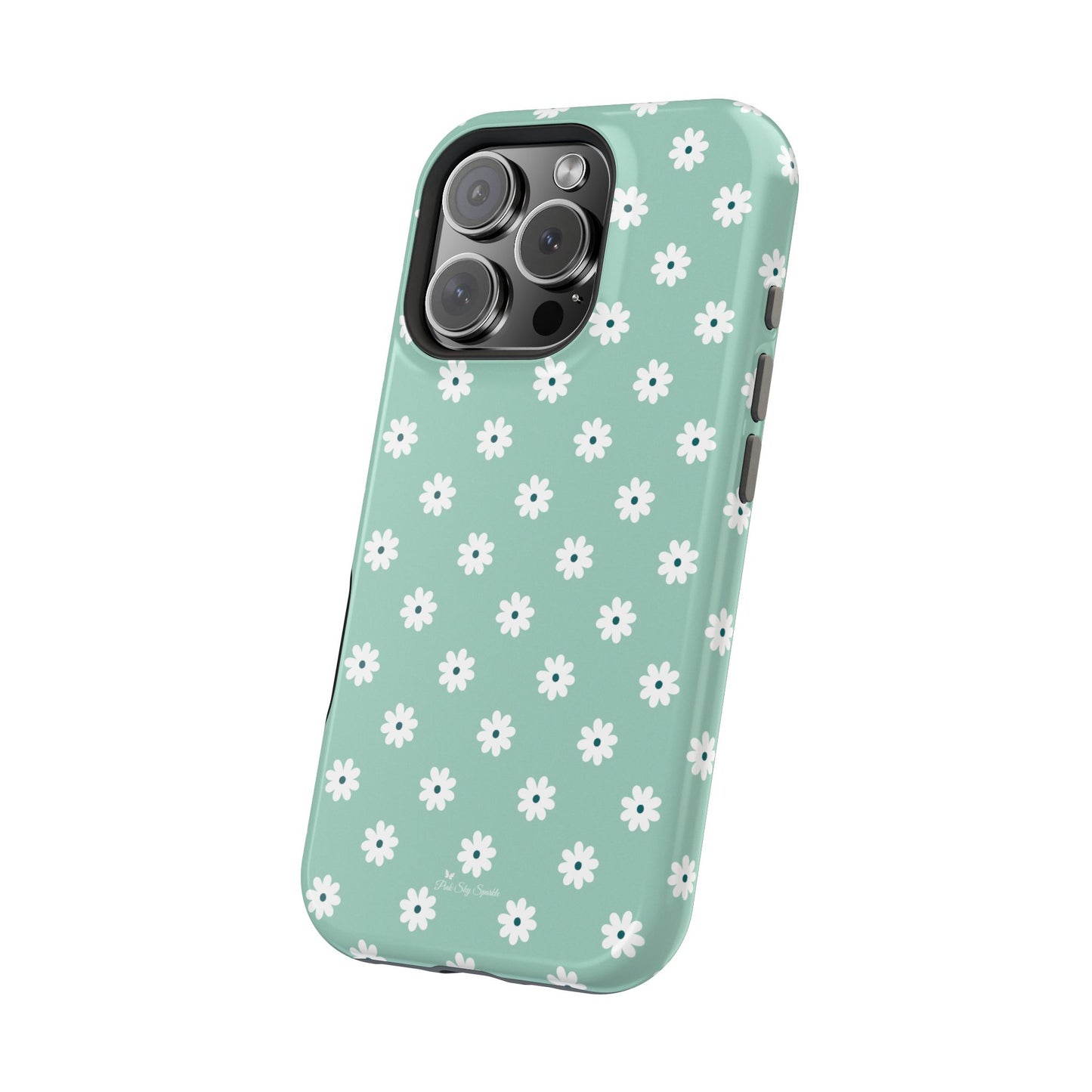 Daisy Mint Magnetic iPhone Case