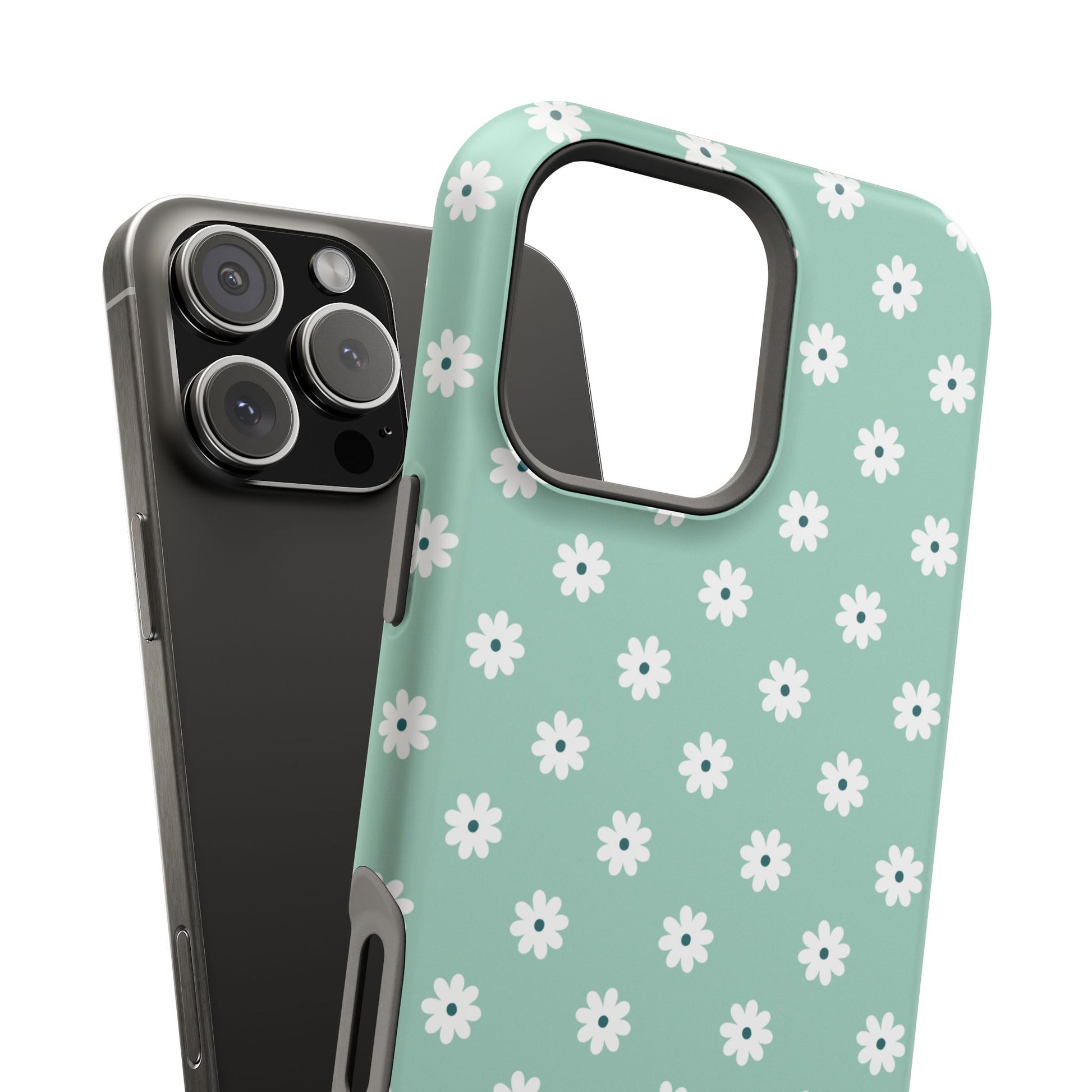 Daisy Mint Magnetic iPhone Case