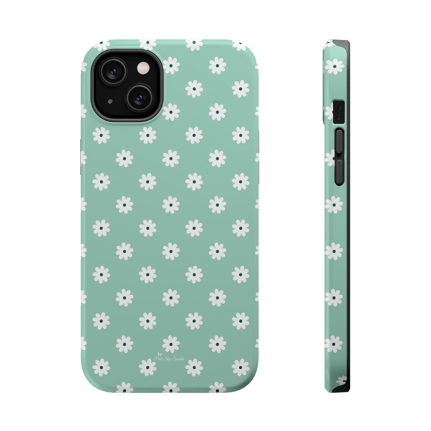 Daisy Mint Magnetic iPhone Case