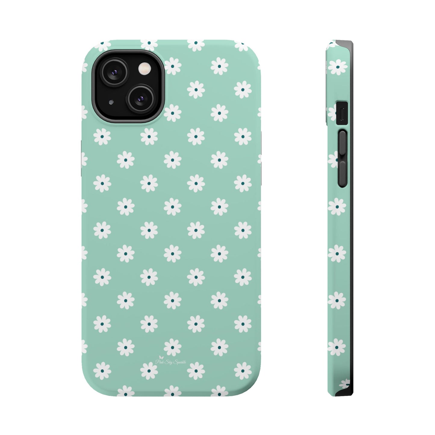 Daisy Mint Magnetic iPhone Case