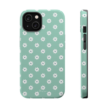 Daisy Mint Magnetic iPhone Case