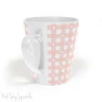 Daisy Plaid Latte Mug