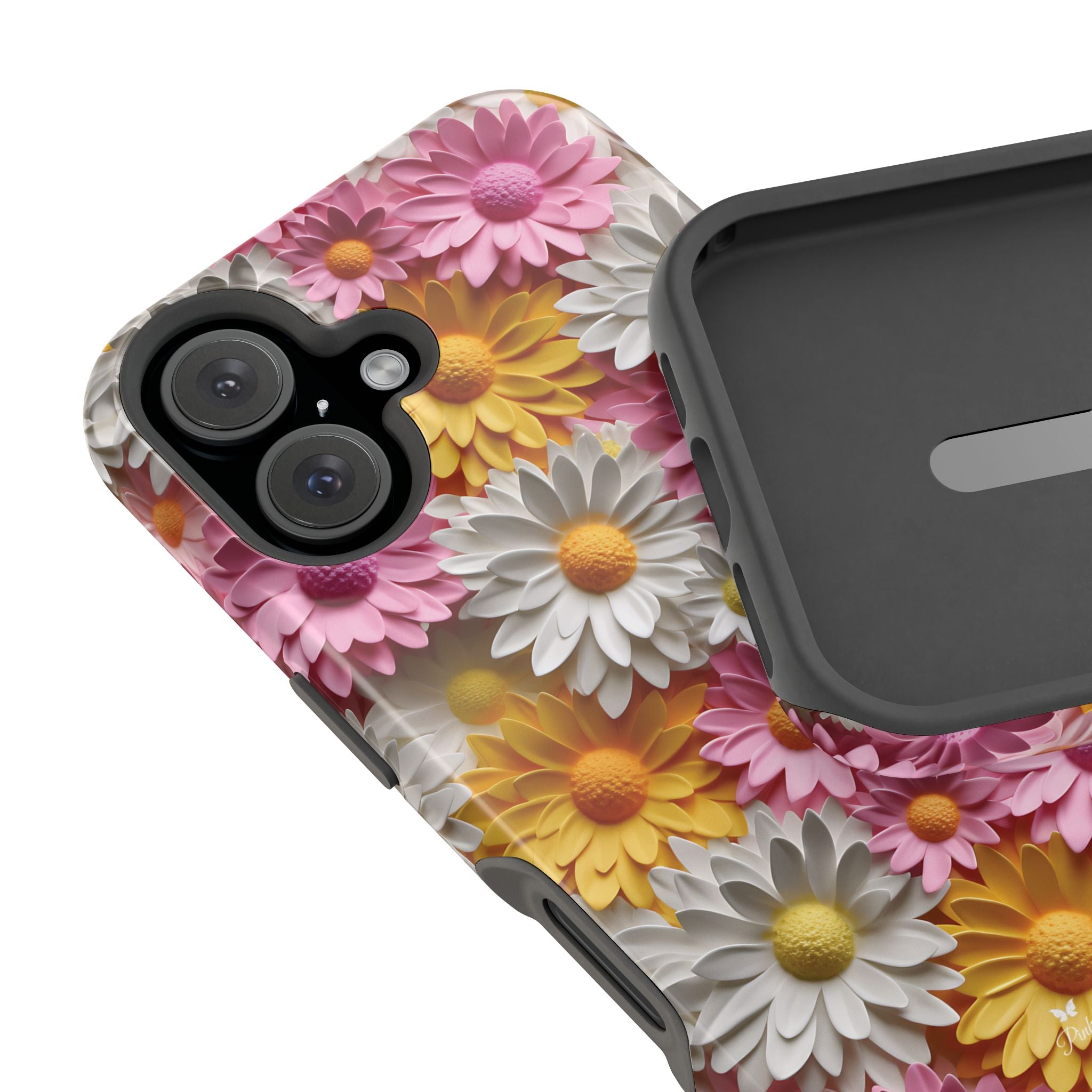 Daisy Pop Magnetic iPhone Case - Vibrant Daisy Design for Stylish Protection