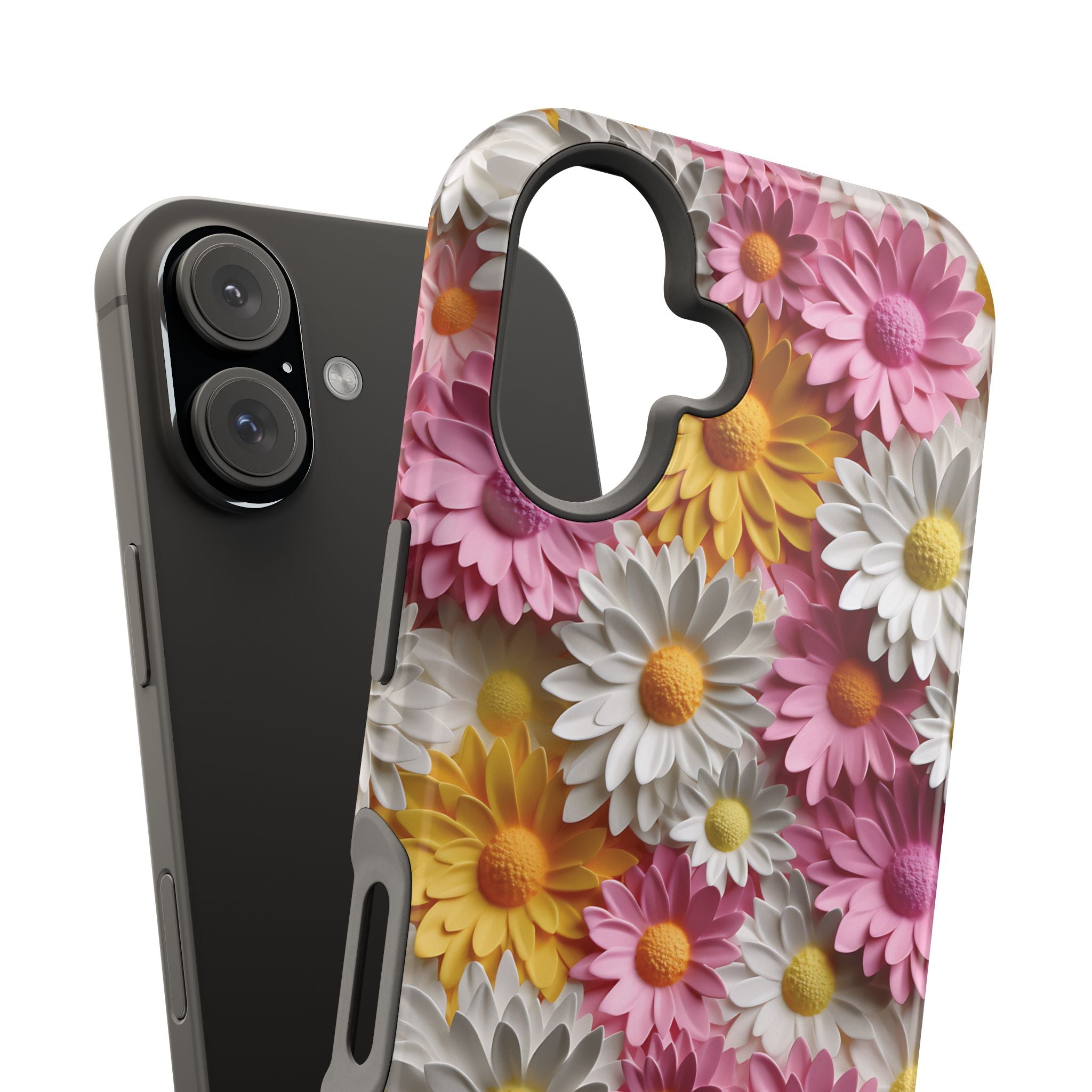 Daisy Pop Magnetic iPhone Case - Vibrant Daisy Design for Stylish Protection