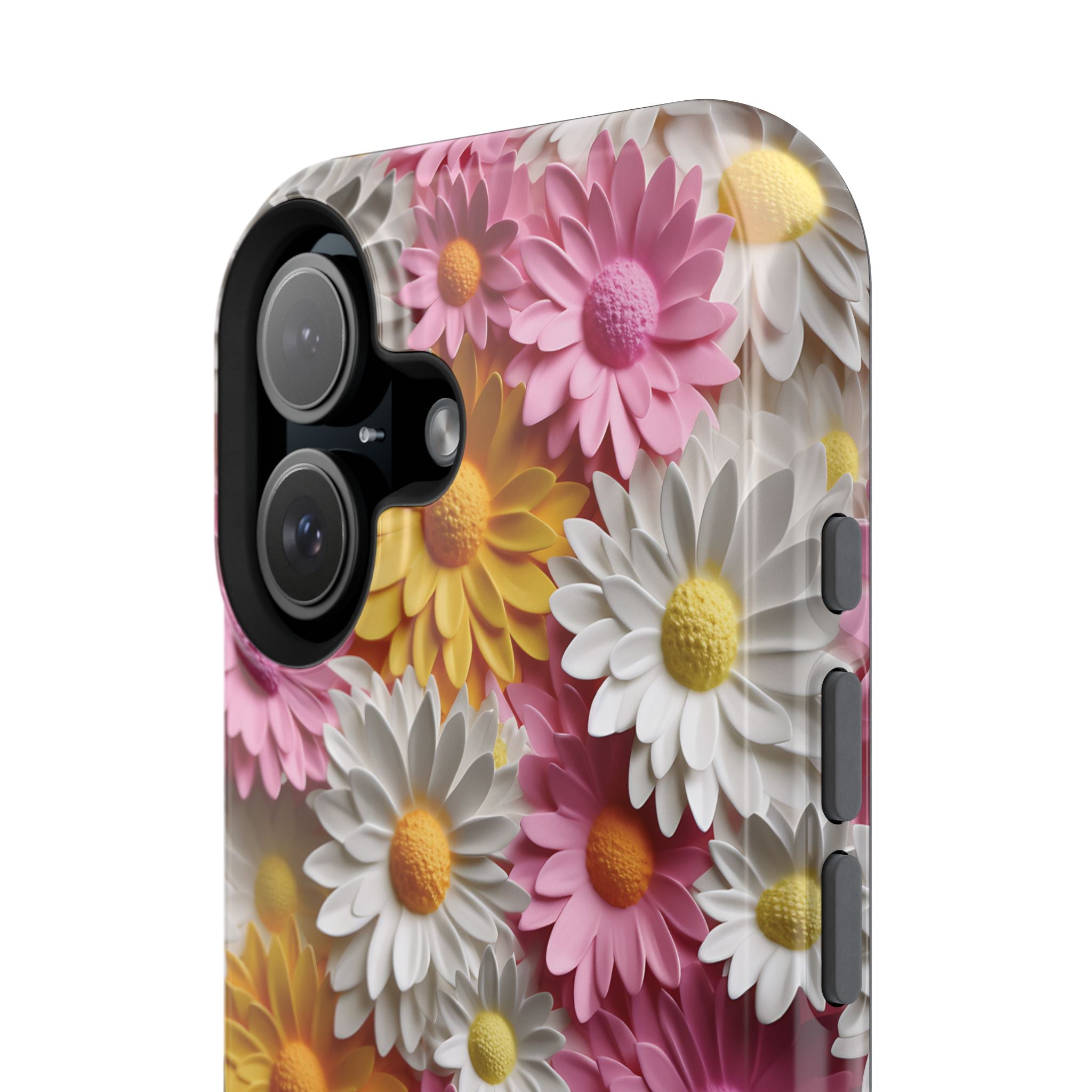 Daisy Pop Magnetic iPhone Case - Vibrant Daisy Design for Stylish Protection