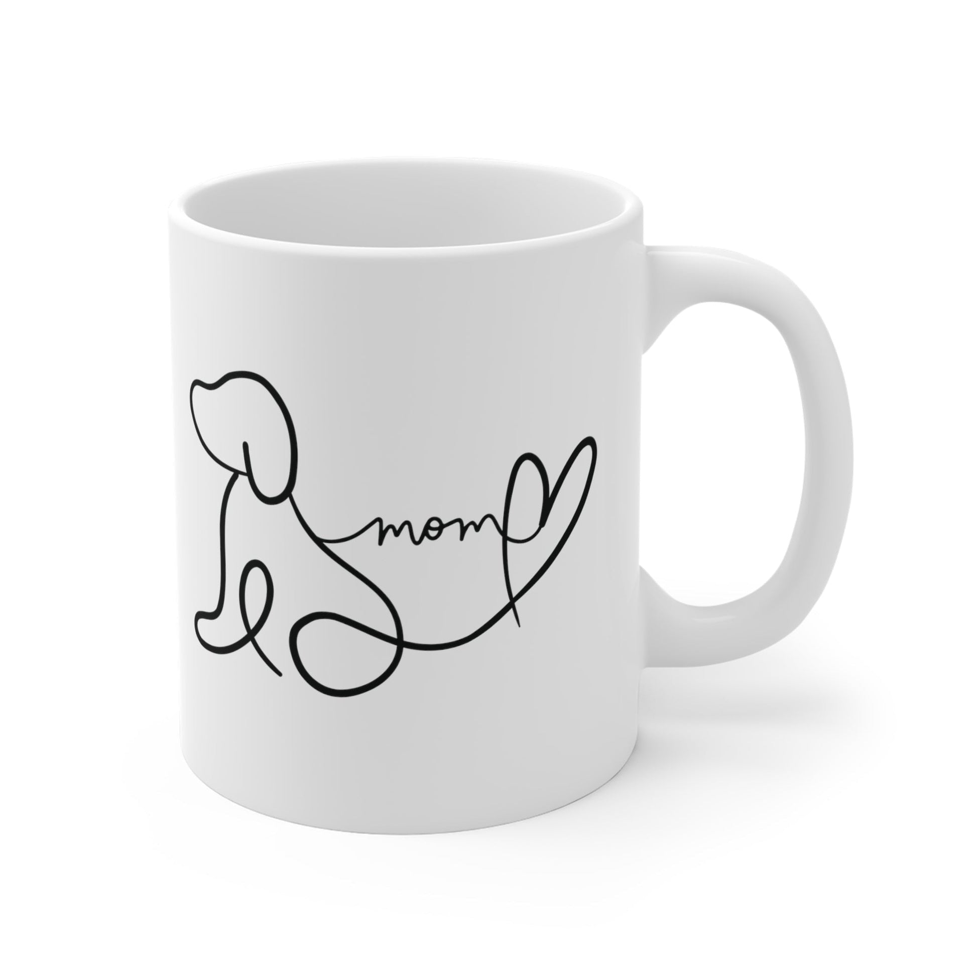 Dog Mom Ceramic Mug