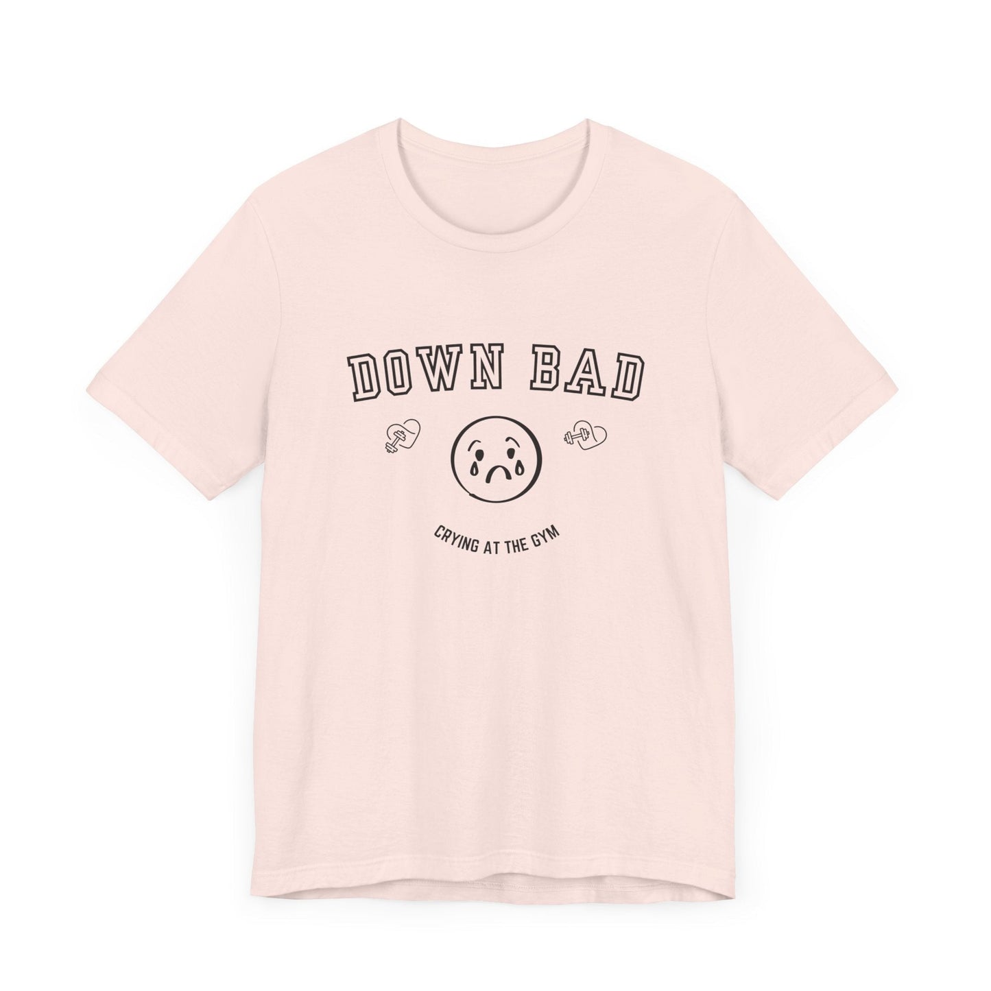 "Down Bad Crying at the Gym" Lyric Inspired Unisex T-shirt