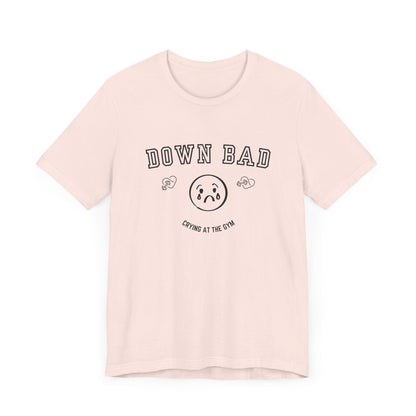 "Down Bad Crying at the Gym" Lyric Inspired Unisex T-shirt