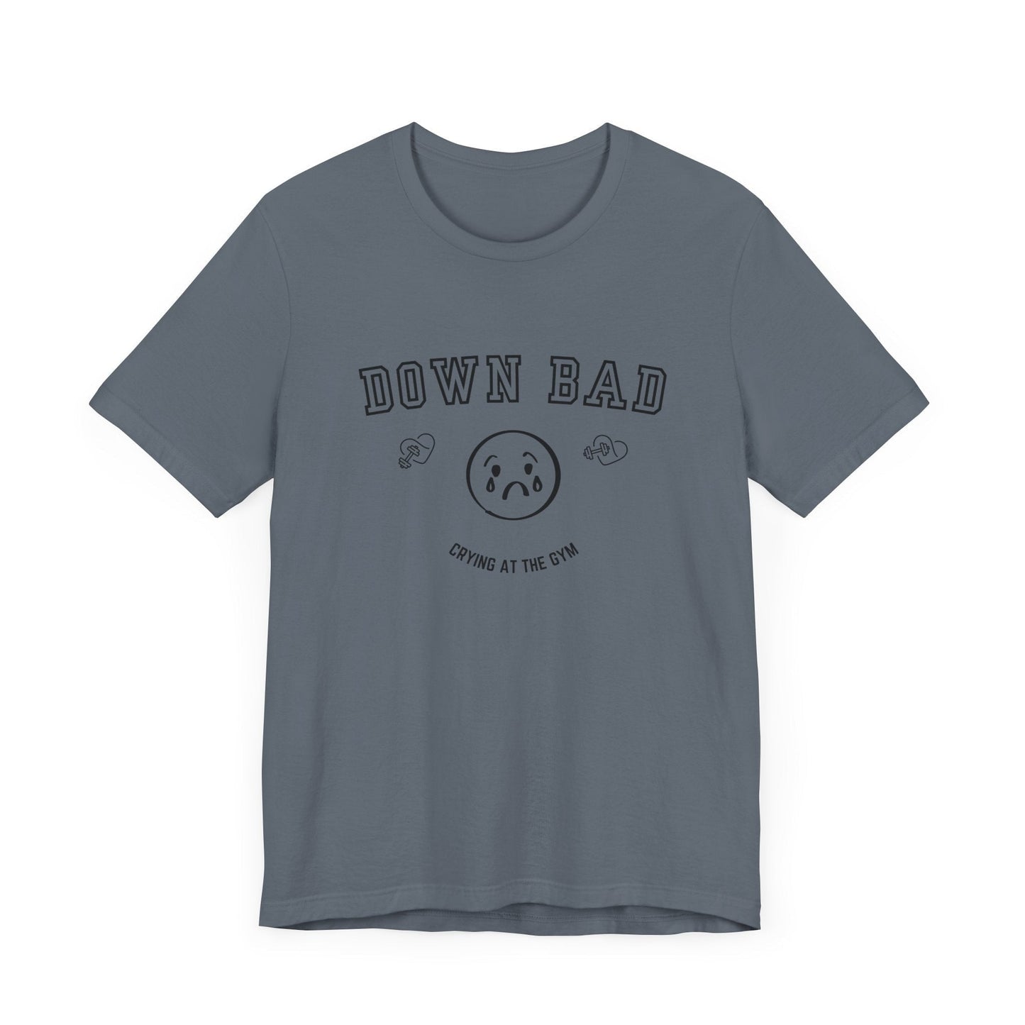 "Down Bad Crying at the Gym" Lyric Inspired Unisex T-shirt