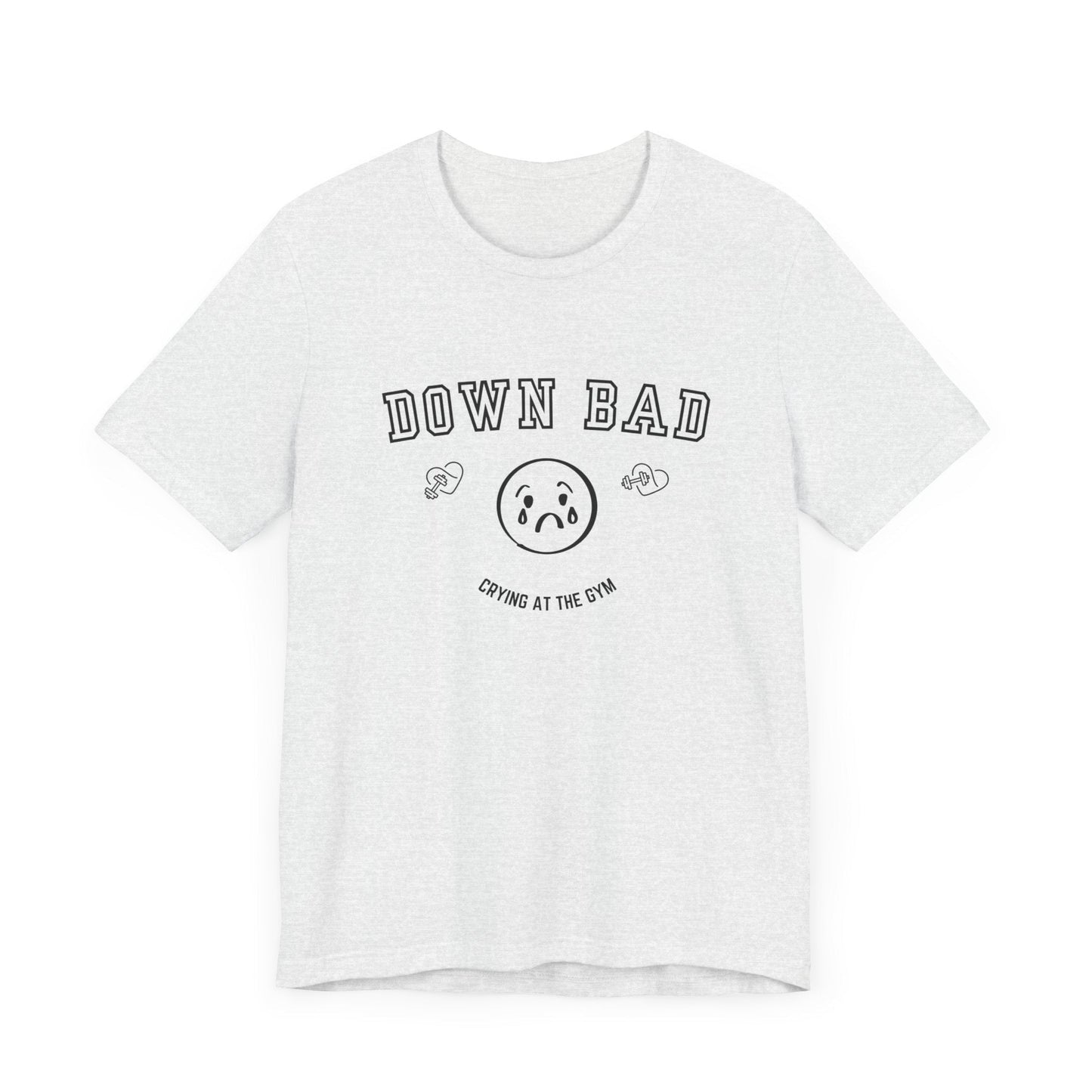 "Down Bad Crying at the Gym" Lyric Inspired Unisex T-shirt