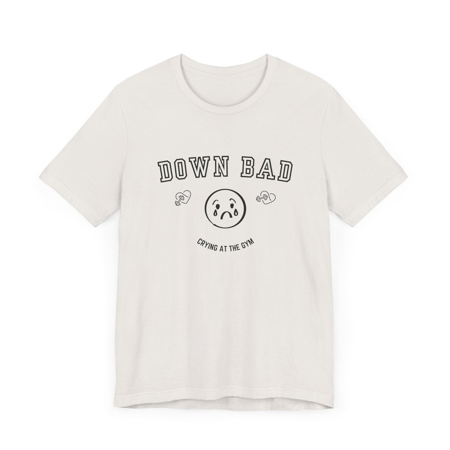 "Down Bad Crying at the Gym" Lyric Inspired Unisex T-shirt