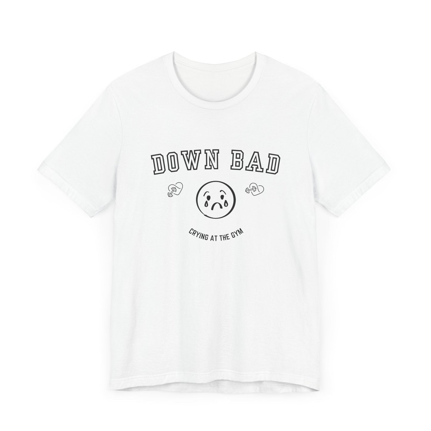 "Down Bad Crying at the Gym" Lyric Inspired Unisex T-shirt