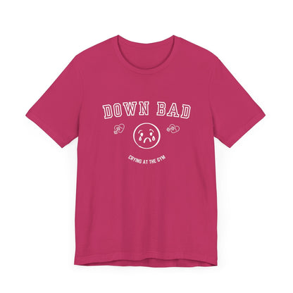 "Down Bad Crying at the Gym" Lyric Inspired Unisex T-shirt