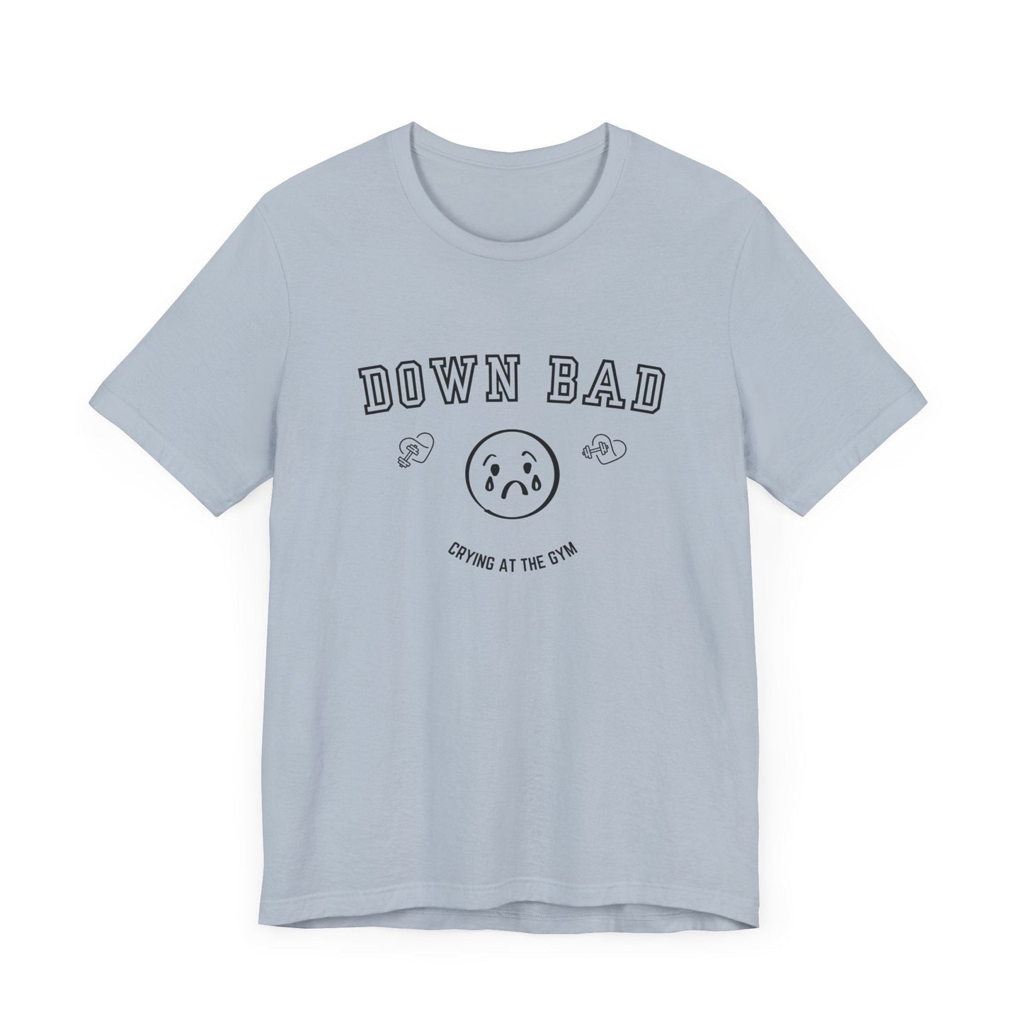 "Down Bad Crying at the Gym" Lyric Inspired Unisex T-shirt