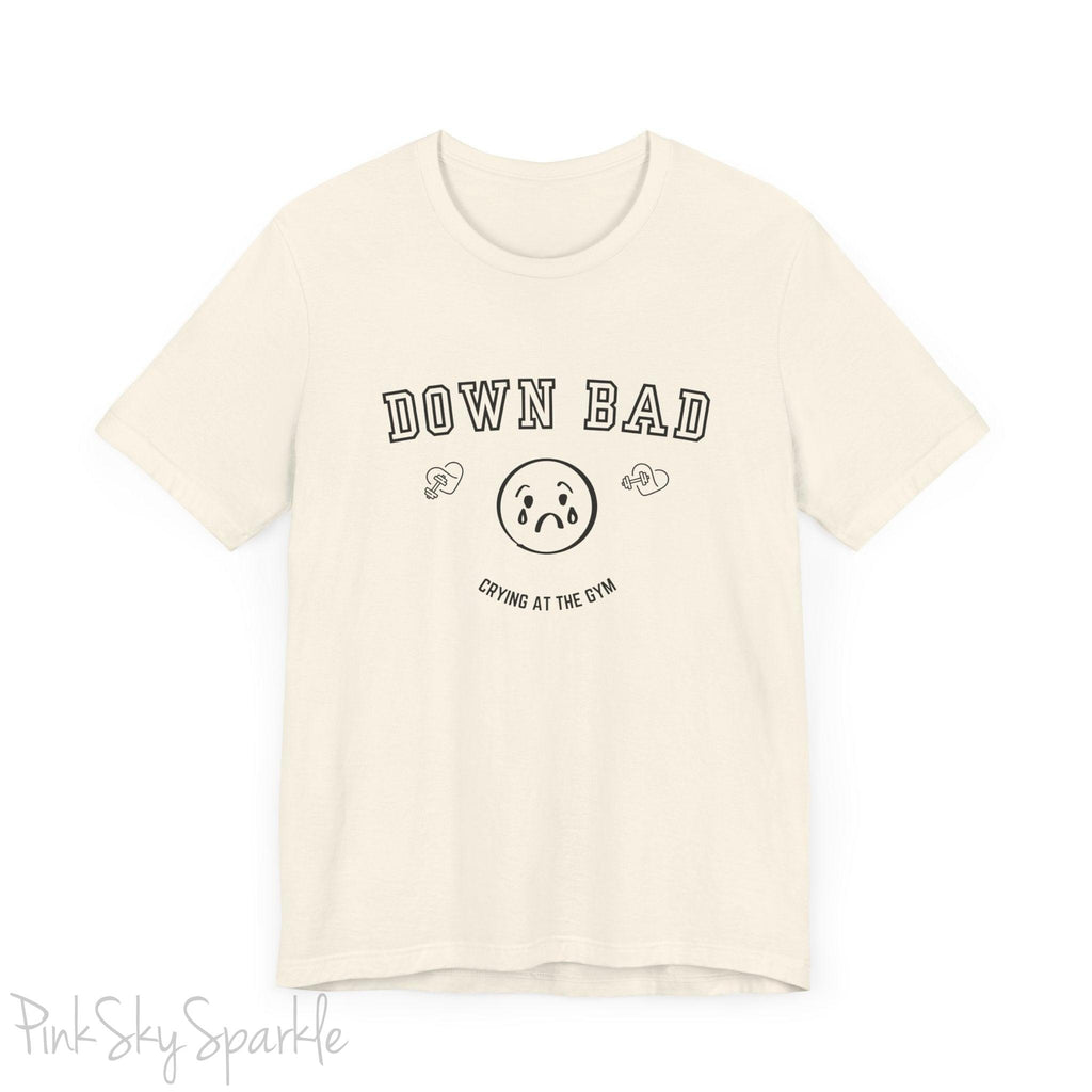 "Down Bad Crying at the Gym" Lyric Inspired Unisex T-shirt