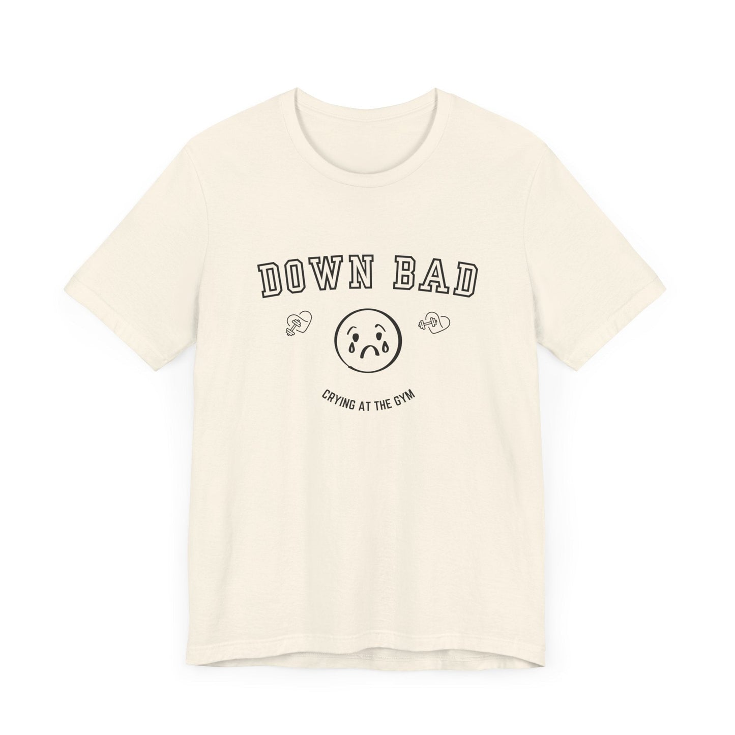 "Down Bad Crying at the Gym" Lyric Inspired Unisex T-shirt