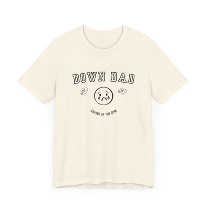 "Down Bad Crying at the Gym" Lyric Inspired Unisex T-shirt