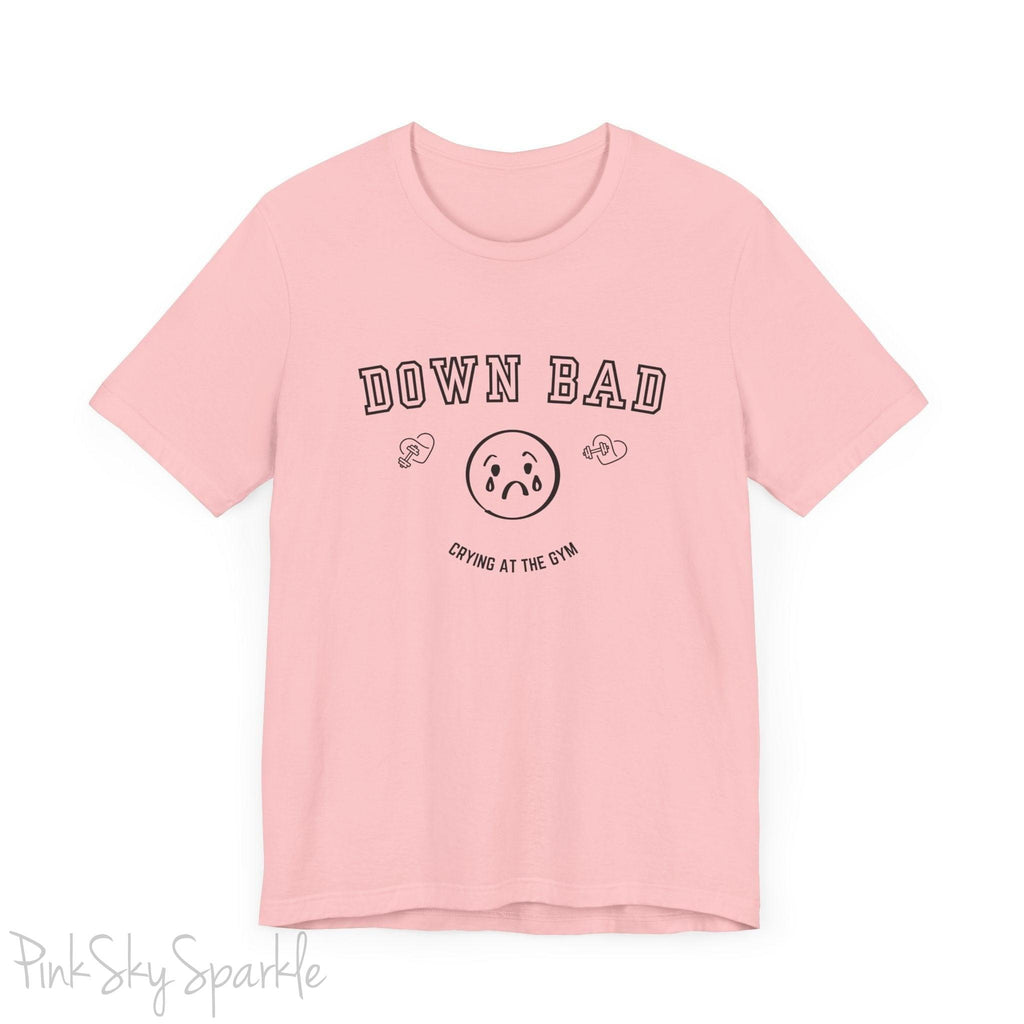 "Down Bad Crying at the Gym" Lyric Inspired Unisex T-shirt