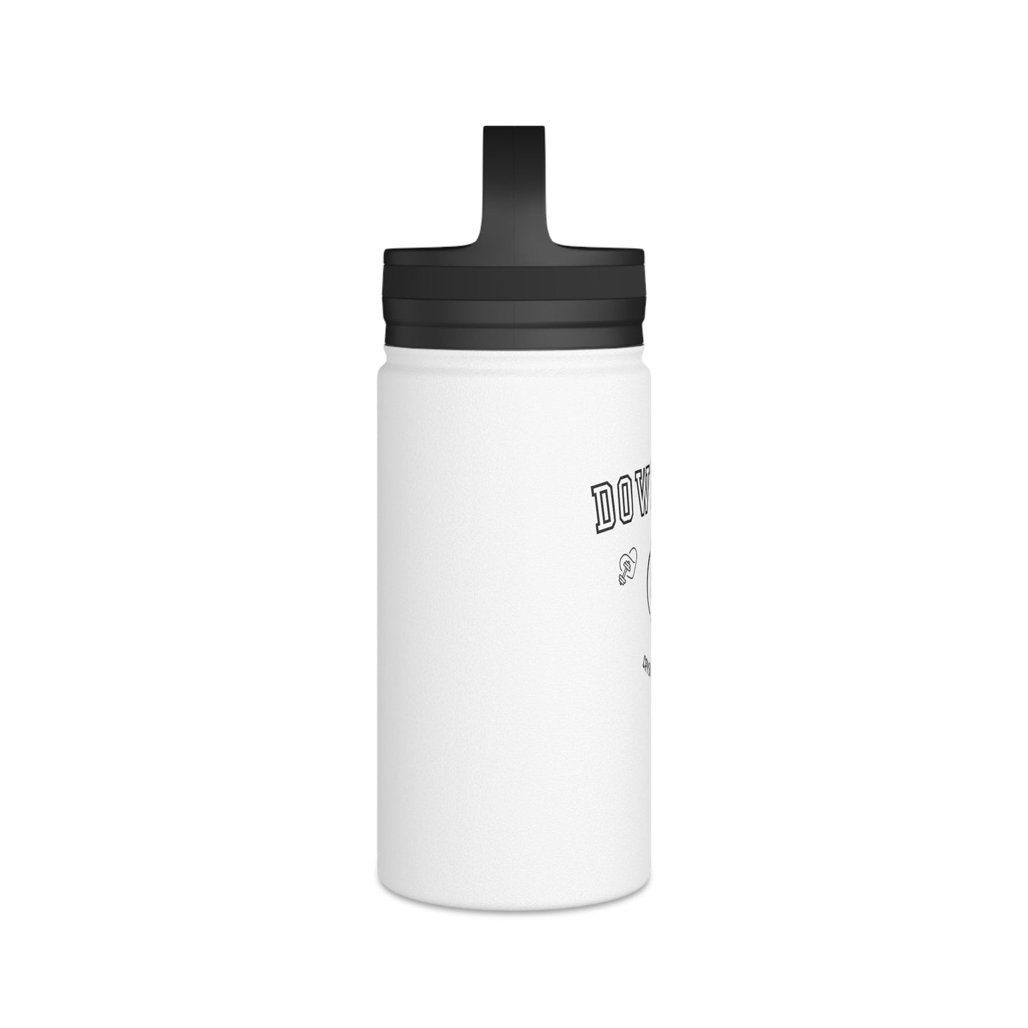 Down Bad Stainless Steel Water Bottle, Handle Lid