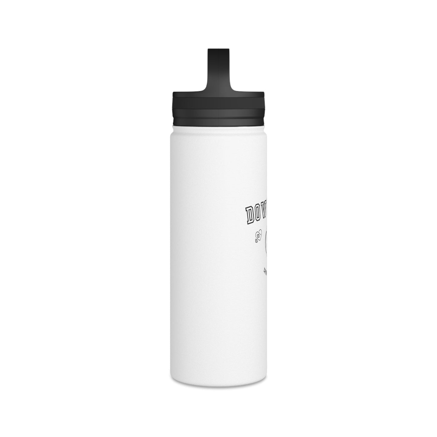 Down Bad Stainless Steel Water Bottle, Handle Lid