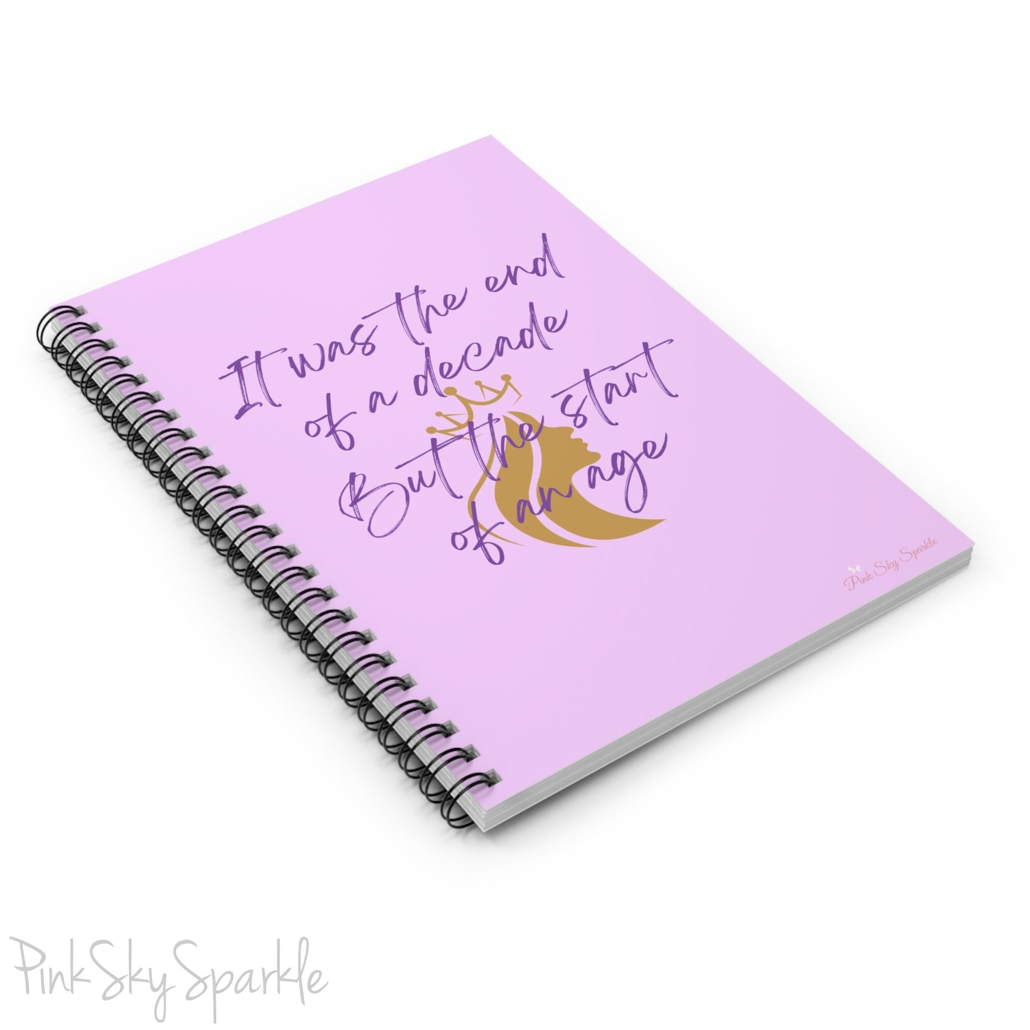 End of Decade - Start of Age Spiral Notebook