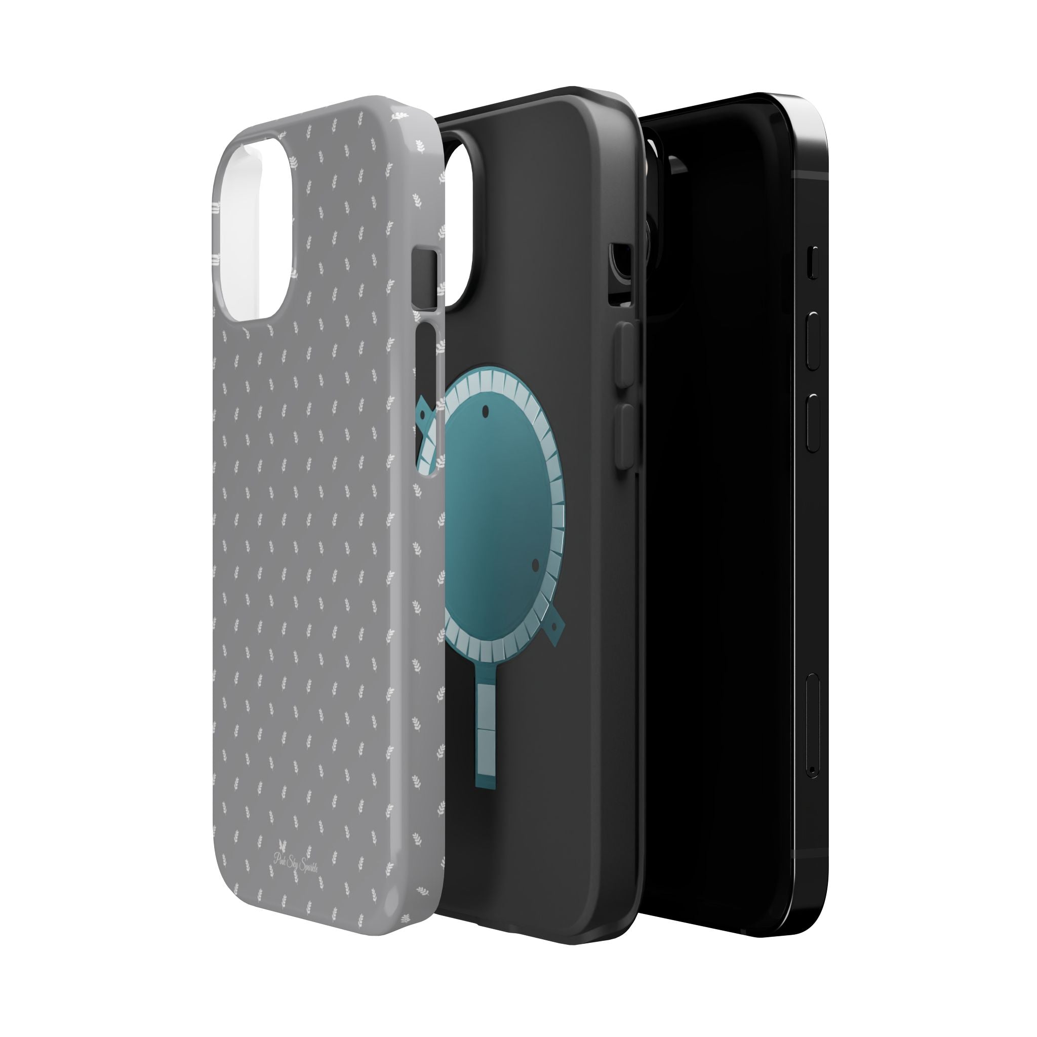 Feather Grey Magnetic iPhone Case
