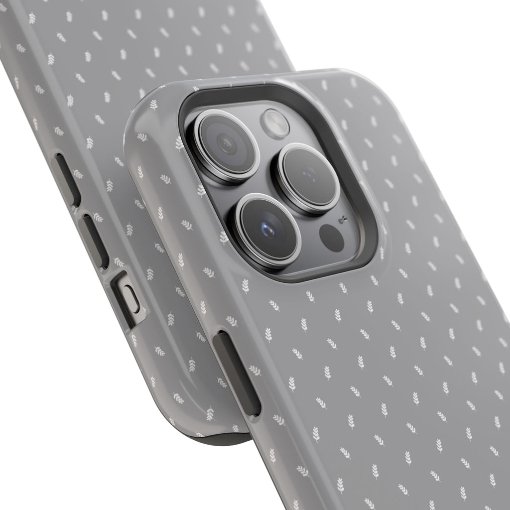 Feather Grey Magnetic iPhone Case