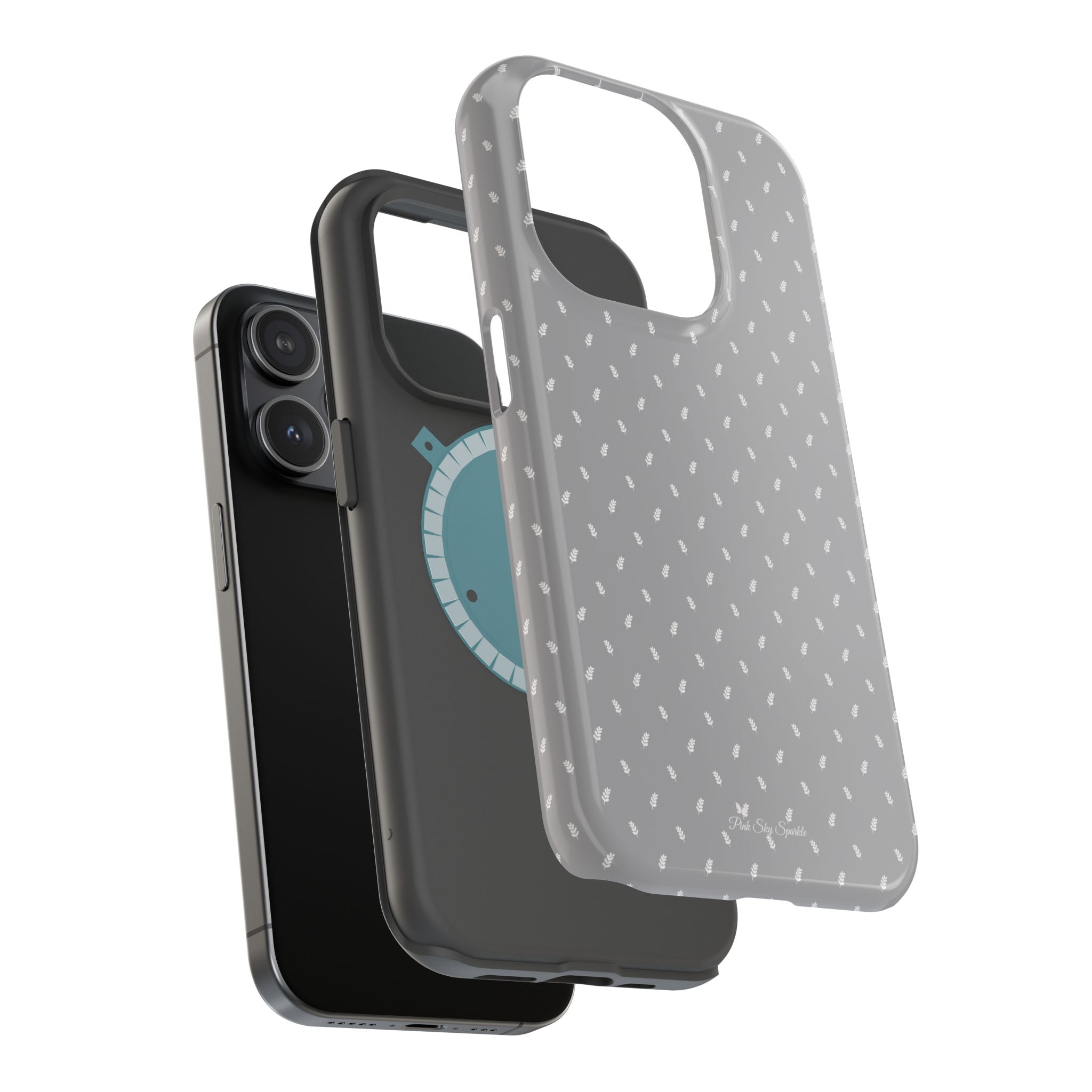 Feather Grey Magnetic iPhone Case