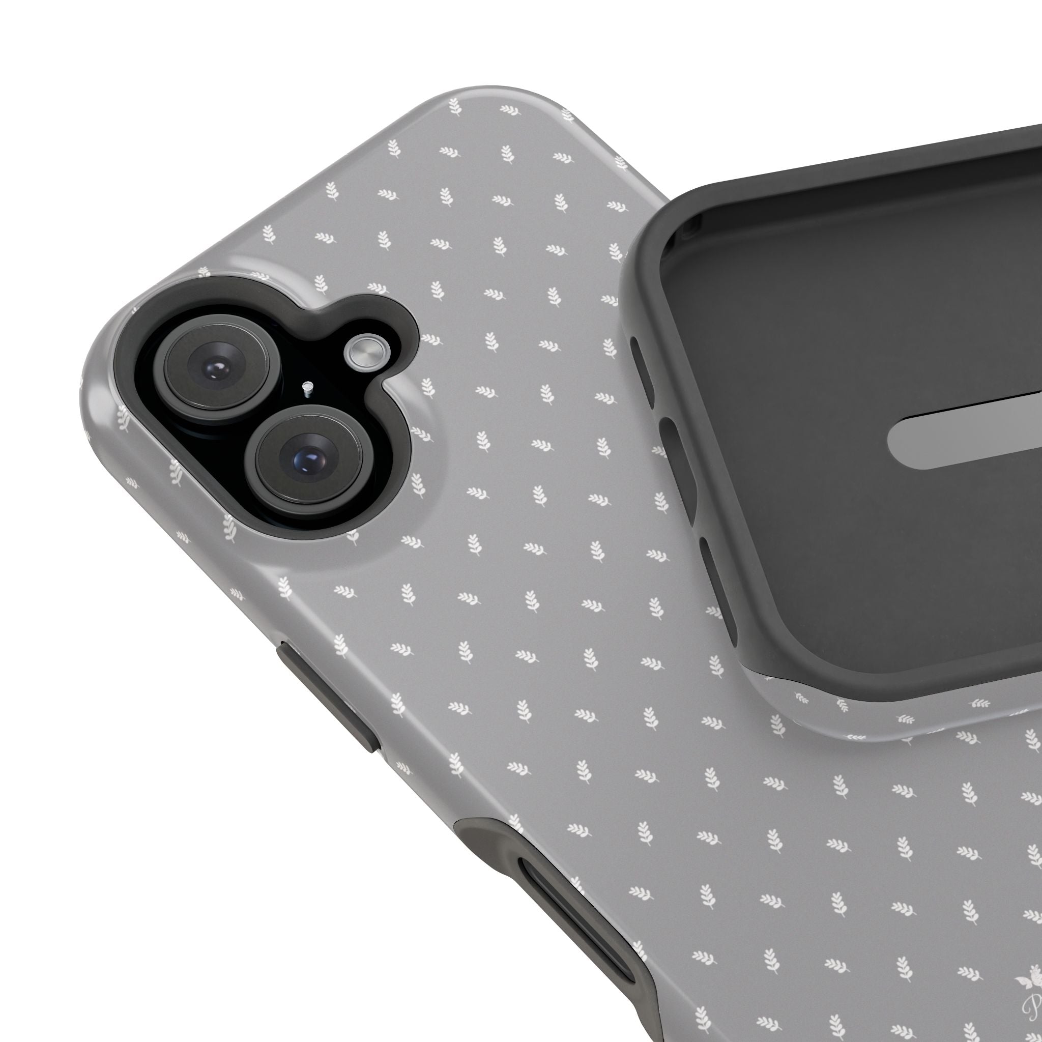 Feather Grey Magnetic iPhone Case