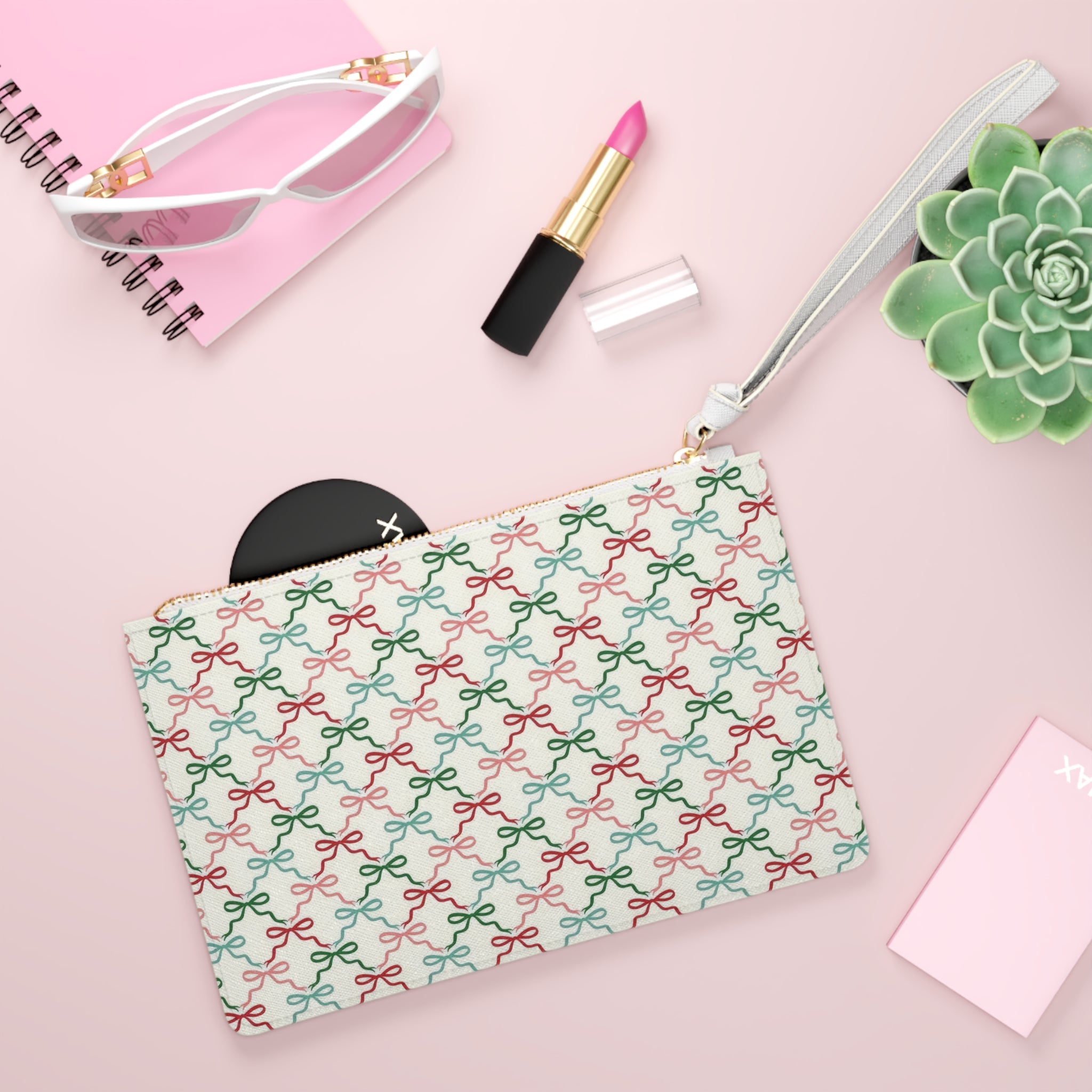 Festive Bows Clutch Bag