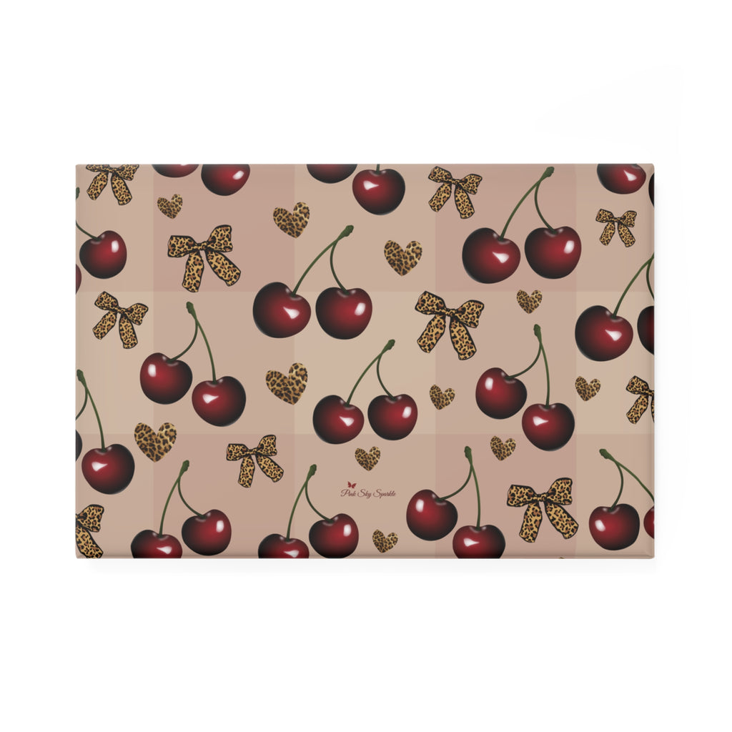 Fierce Cherries Rectangular Button Magnet