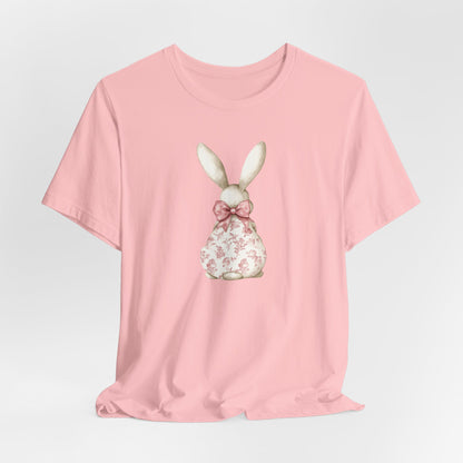 Floral Bunny Coquette Graphic T-shirt