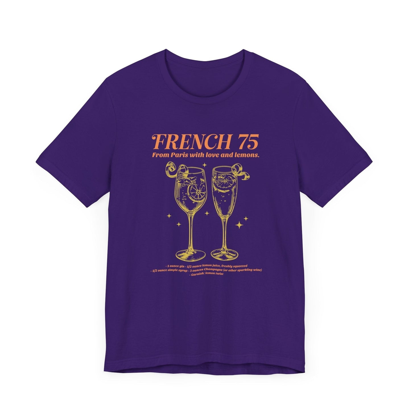 French 75 "From Paris with Love and Lemons" T-shirt