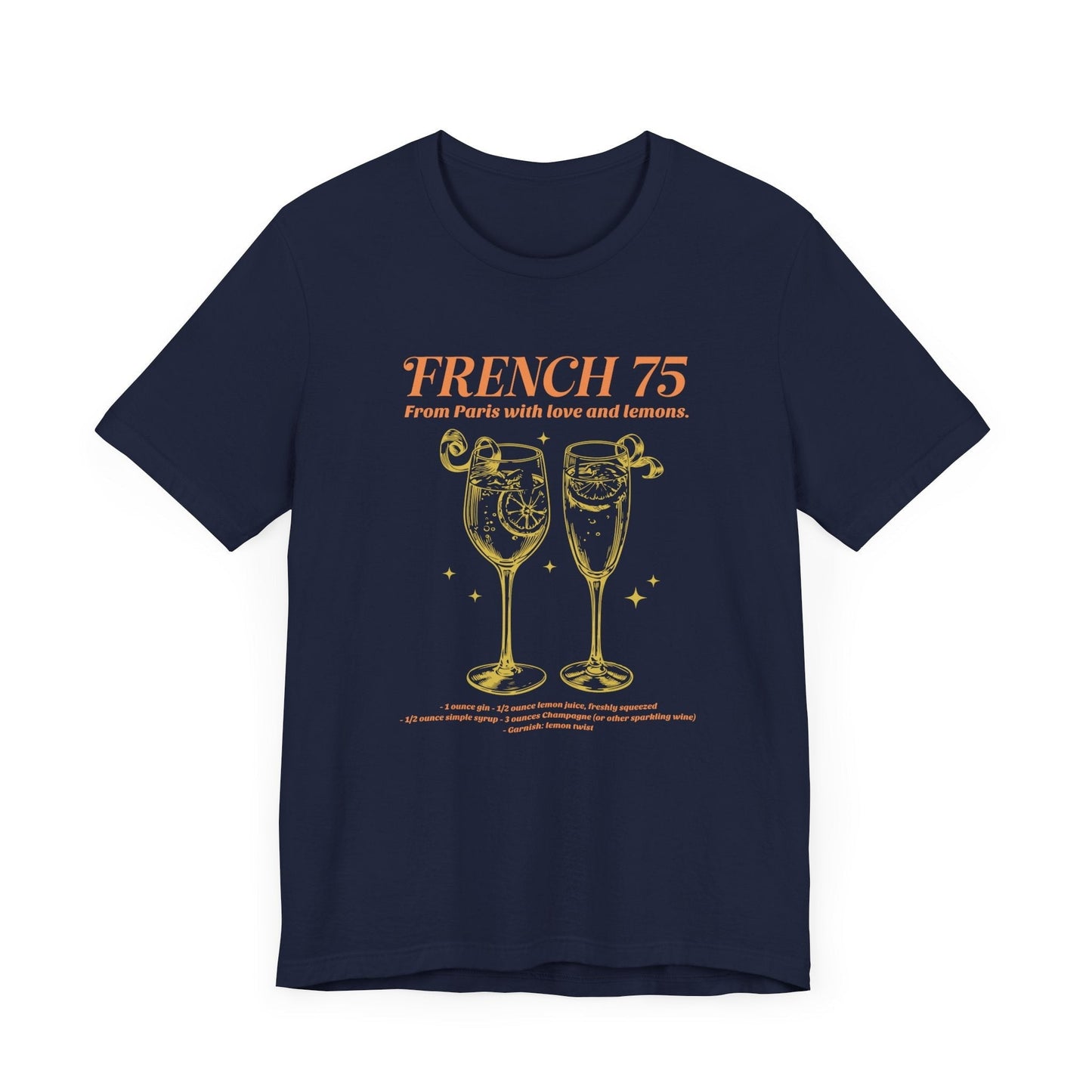 French 75 "From Paris with Love and Lemons" T-shirt