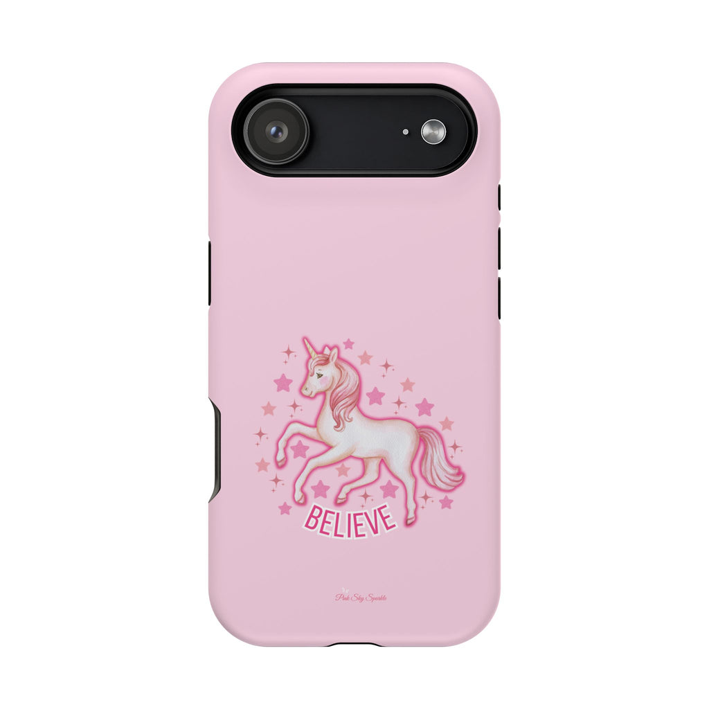 Believe in Unicorns Magnetic iPhone Case