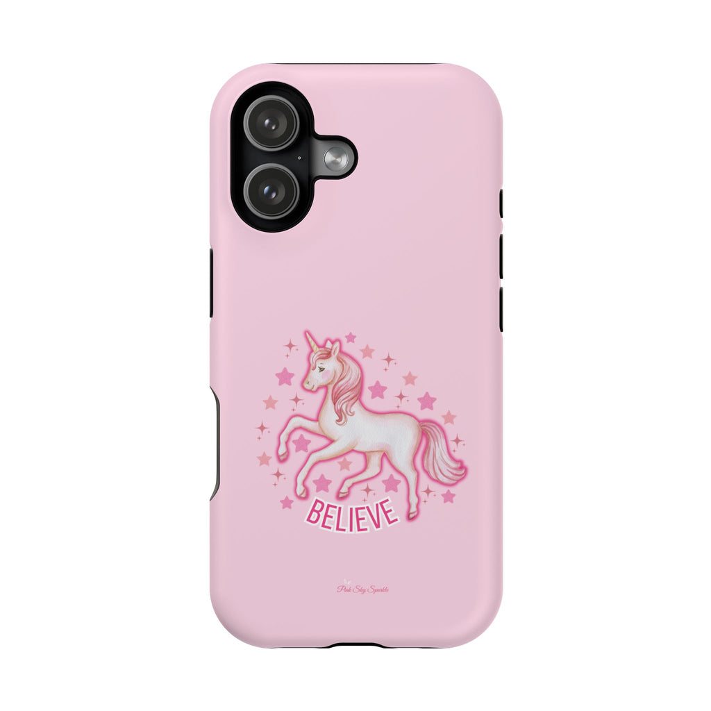 Believe in Unicorns Magnetic iPhone Case