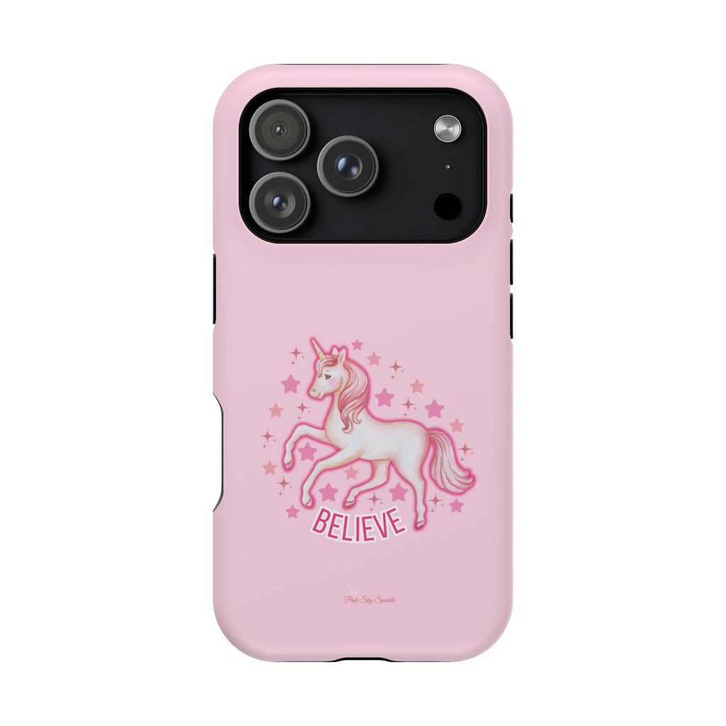 Believe in Unicorns Magnetic iPhone Case