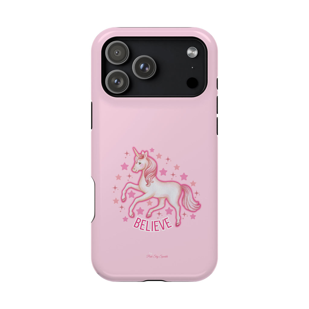 Believe in Unicorns Magnetic iPhone Case