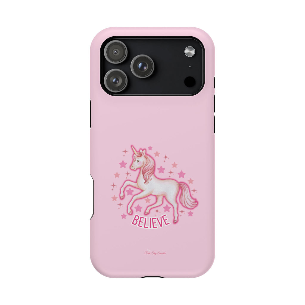 Believe in Unicorns Magnetic iPhone Case
