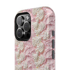 Frosted Magnetic iPhone Case – Pink Whipped Frosting Design with Sprinkles