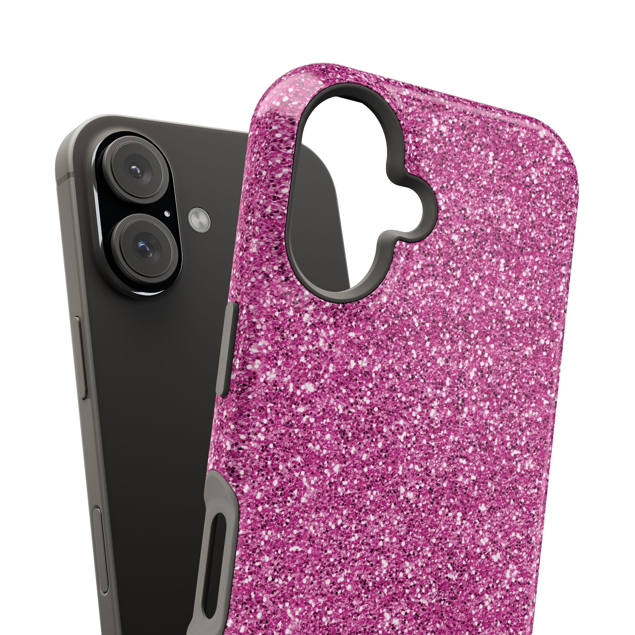 Fuchsia Flash Magnetic iPhone Case