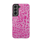 Glitter Pink Leopard Tough Samsung Galaxy Phone Case