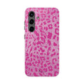 Glitter Pink Leopard Tough Samsung Galaxy Phone Case
