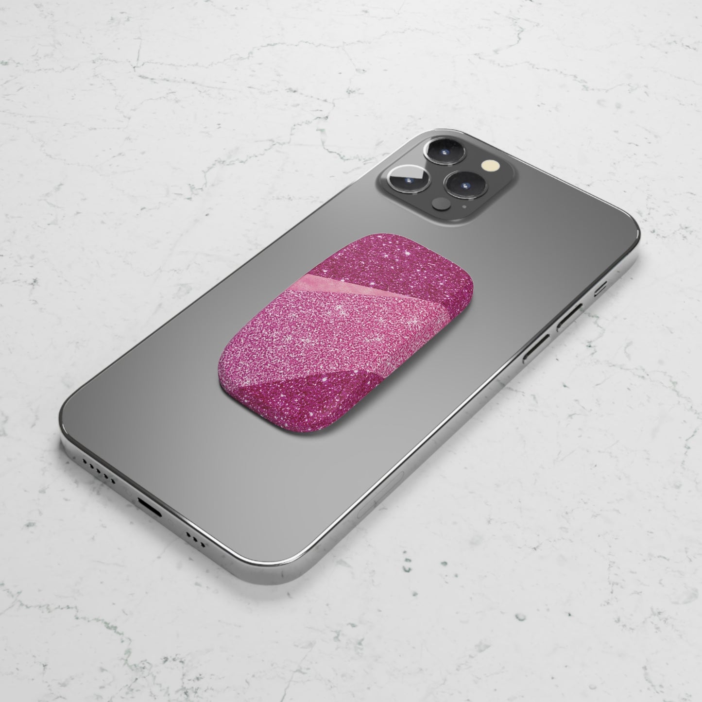 Glittery Pink Phone Grip