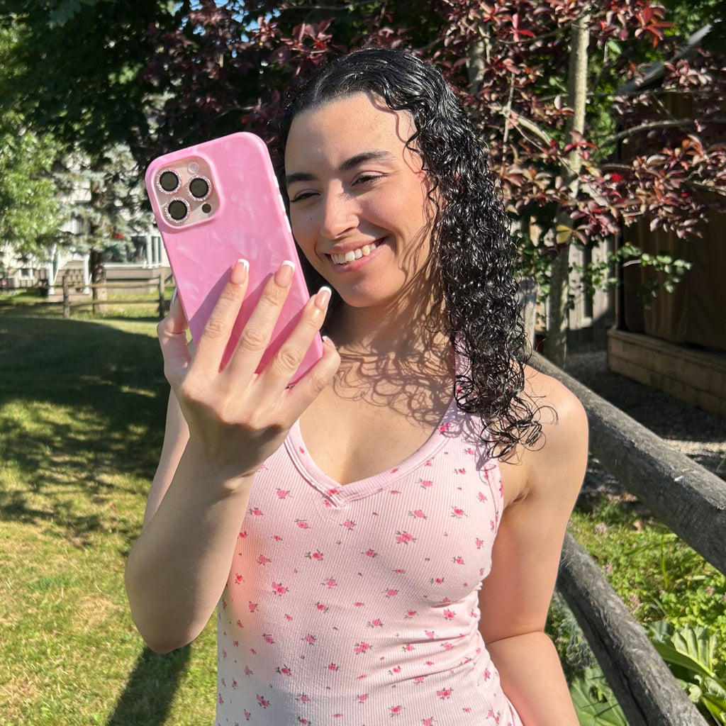 Glossy Girl Premium Pink MagSafe Case for iPhone 16 Pro Max