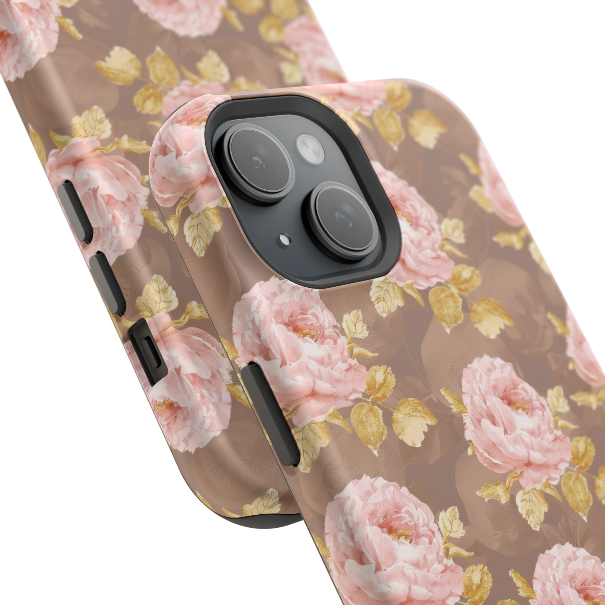 Golden Bloom Magnetic iPhone Case