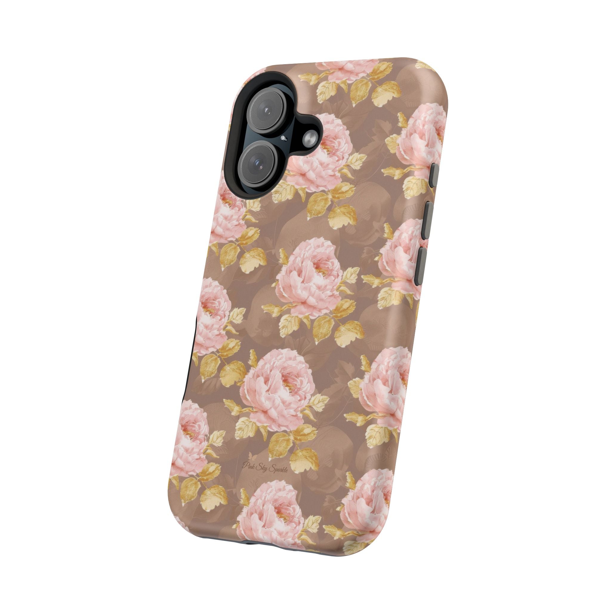 Golden Bloom Magnetic iPhone Case